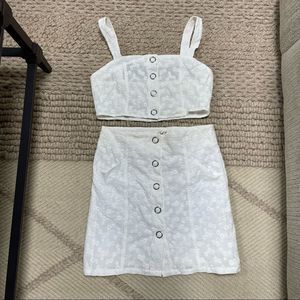 White Two-Piece Set